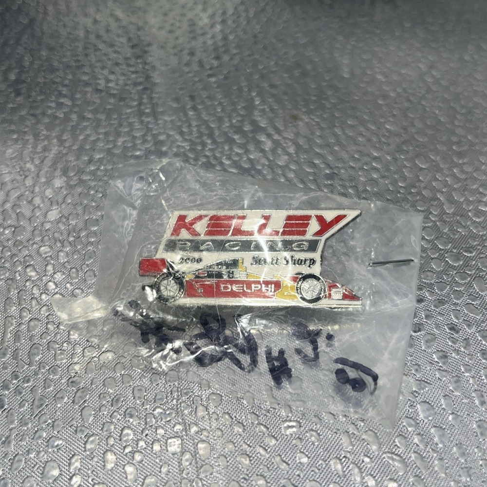 2000 Scott Sharp #8 Delphi Kelley Racing IndyCar Collector Lapel Pin New in Bag